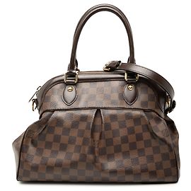 Louis Vuitton Marrone Damier Ebene Trevi PM