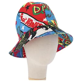 Cappello Christian Dior in tela multicolore Auth 168182SAM