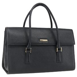 Borsa a mano in pelle nera e argento autentica BURBERRY ep13523