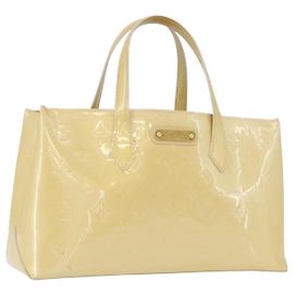 LOUIS VUITTON Borsa Wilshire PM Monogram Vernis Rosa Florentin M91642 Auth 172121
