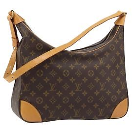 LOUIS VUITTON Borsa a Spalla Monogram Boulogne 35 M51260 LV Auth ep13346