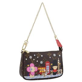 LOUIS VUITTON Monogram Vivienne Mini Pochette Accesorios M80863 LV Auth 173263SAM