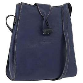 Borsa a Spalla LOEWE in Pelle Blu Navy Oro Auth ep13402 - Loewe