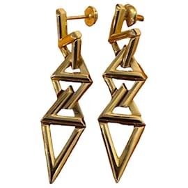 Louis Vuitton collezione di orecchini pendenti Volt in oro 18 carati