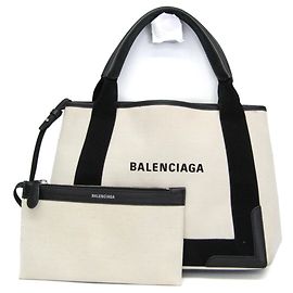 Borsa Balenciaga Cabas S blu navy