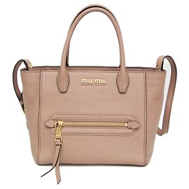 Borsa in pelle Miu Miu Madras 5BG143