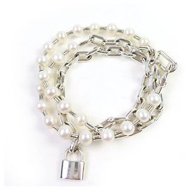 Tiffany & Co Bracciale in perle Rock AG925 Tiffany&Co. Taglia 17