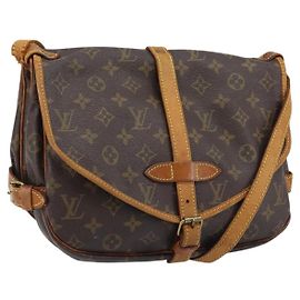 LOUIS VUITTON Borsa a Spalla Monogram Saumur 30 M42256 LV Auth ka2534