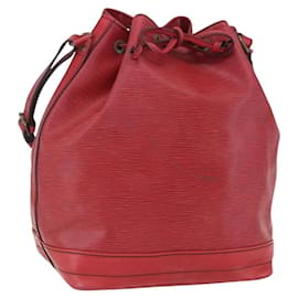 LOUIS VUITTON Borsa a Spalla Epi Noe Rossa M44007 LV Auth ka2439