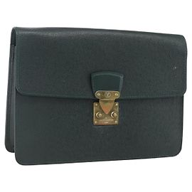 LOUIS VUITTON Pochette Kourad in Taiga Borsa Clutch Épicea M30194 LV Auth th6596