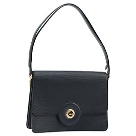 LOUIS VUITTON Borsa a Spalla Free Run Epi Nera M52402 LV Auth ep13349