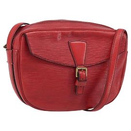 LOUIS VUITTON Borsa a Spalla Epi Jeune Fille MM Rossa M52157 LV Auth 171057