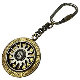 Pendente vintage in oro placcato Gianni Versace con emblematico sole