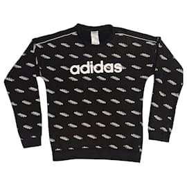 Adidas Sweatshirt mit Allover-Logo