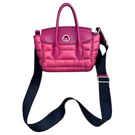Moncler Evera Sac à main en cuir et nylon