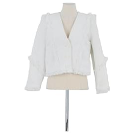 Iro Weiße Baumwolljacke