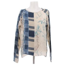 Pierre Louis Mascia Top de seda con diferentes estampados