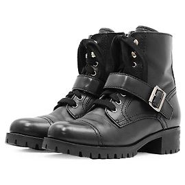 Prada 3T5917 Stiefel aus Kalbsleder