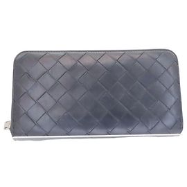 Portafoglio lungo in pelle Intrecciato di Bottega Veneta