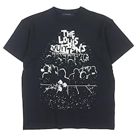 Louis Vuitton LV Concert Print Inside Out Cotton T-shirt Black ref