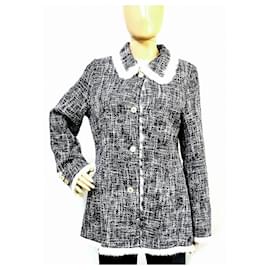 Chanel Wool Polyester Acrylic Fur Coat