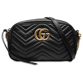 Gucci Nero Piccolo GG Marmont Matelassé Pelle Crossbody