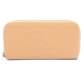 Cartera larga redonda Chanel Coco Mark