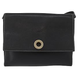 Borsa a spalla in pelle con logo circolare Celine - Céline