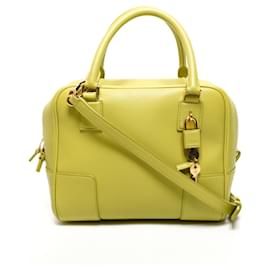 Borsa in pelle verde Loewe Amazona