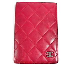 Chanel CC Coco Mark Logo Matelasse Quilted Bifold Passport Case