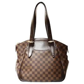 Borsa a Spalla Louis Vuitton Verona N41118 in Damier Ebène