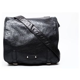 Borsa a spalla in pelle classica Motocross di Balenciaga
