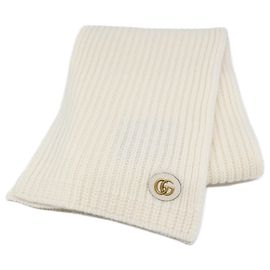 Sciarpa in lana e cashmere Double G Gucci