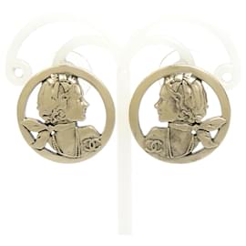 Orecchini in metallo dorato Chanel Mademoiselle