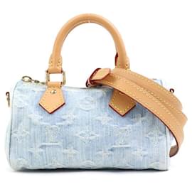 Borsa a mano Nano Speedy Monogram Denim Louis Vuitton