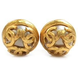 Orecchini in metallo con clip Coco Mark di Chanel