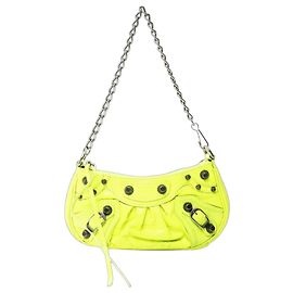 Borsa a spalla in pelle mini Giant Le Cagole di Balenciaga