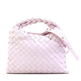 Borsa in pelle mini Intrecciato Hop di Bottega Veneta