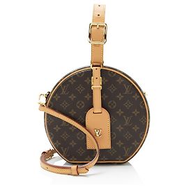 Bolso de Hombro Petite Boite Chapeau en Lona Monogram Louis Vuitton
