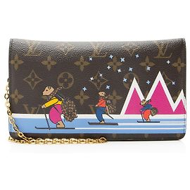 Bolso de fin de semana Pochette Animación Navideña en lona Monogram Edición Limitada Louis Vuitton