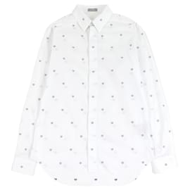 Camisa Oxford de manga larga con logo CD Dior
