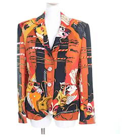 Chaqueta de seda Le Carnaval de Venecia de Hermès