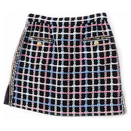 Gonna in tweed di cotone e poliammide Chanel 22 Runway