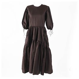 Autre Marque Baumwollkleid mit Puffärmeln von Cecilie Bahnsen