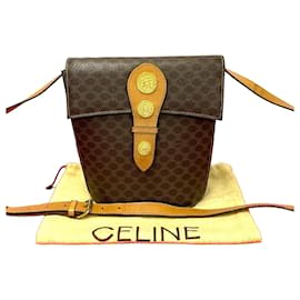 Borsa a tracolla Celine Macadam Triomphe in pelle - Céline