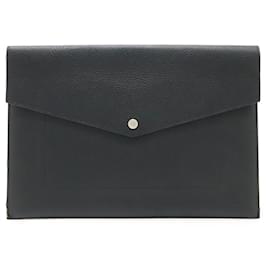 Clutch Bag Pochette Envelope in Pelle Taurillon Louis Vuitton