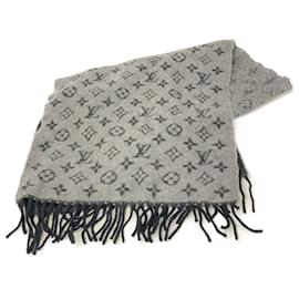 Stola in gradiente Monogram grigia Louis Vuitton