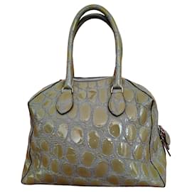 Borsa da bowling Alaïa in pelle verniciata