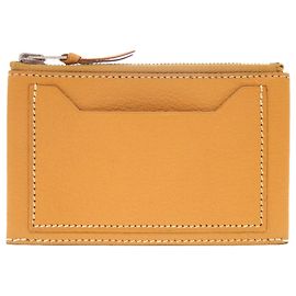 Portamonete Clarisse PM in capra naturale Sable di Hermès