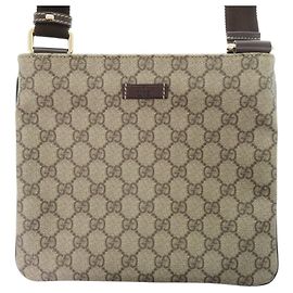 Borsa a Spalla Gucci GG Supreme Beige